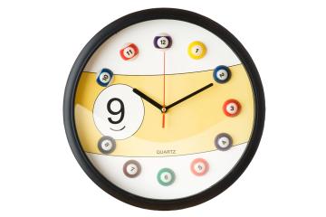 Wandklok 9-ball Quartz