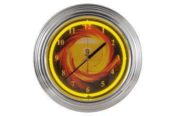 Wandklok 9-ball Neon