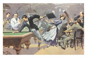 poster 'Falling Lady'