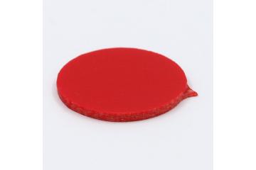 TIP PADS LONGONI "RED FIBER" 14mm (set 3 stuks)