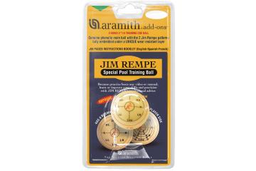 Jim Rempe - pool trainingbal met instruktieboek