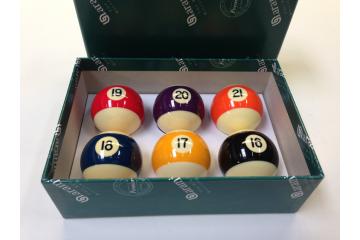 Aramith poolballs 57.2 mm 'Baseball' nr. 16-21