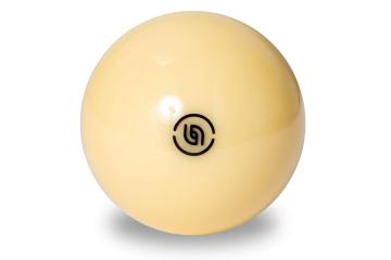 bal wit 57,2 mm Super Aramith Black logo