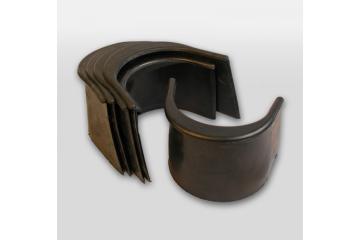 pocket liner, 4 inch glad zwart