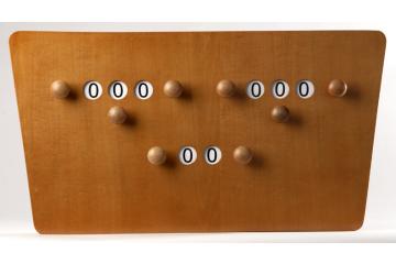 standaard scorebord 2 spelers vlinder