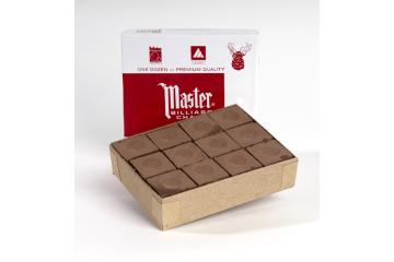 Master doosje 12 krijtjes bruin