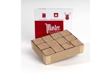 Master doosje 12 krijtjes Goud/Camel