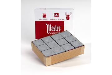 Master doosje 12 krijtjes Grijs