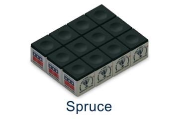 Silver Cup doosje 12 krijtjes Spruce